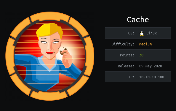 Cache info card