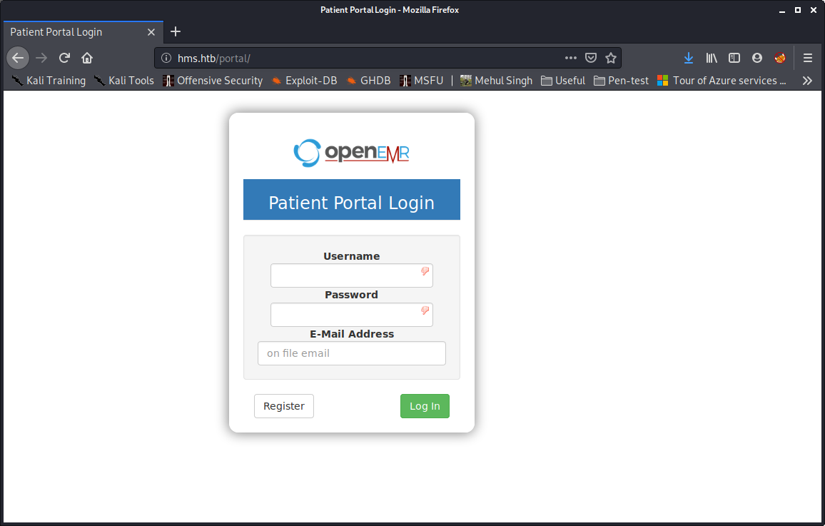 openemr portal